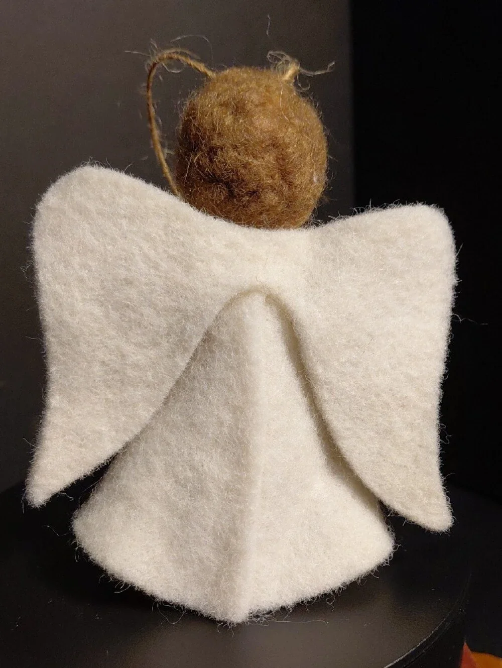 Handmade Needle Felt Angel Ornament